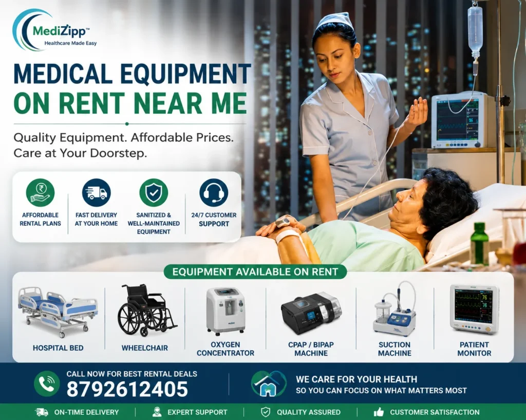 Medical equipment on rent near me 